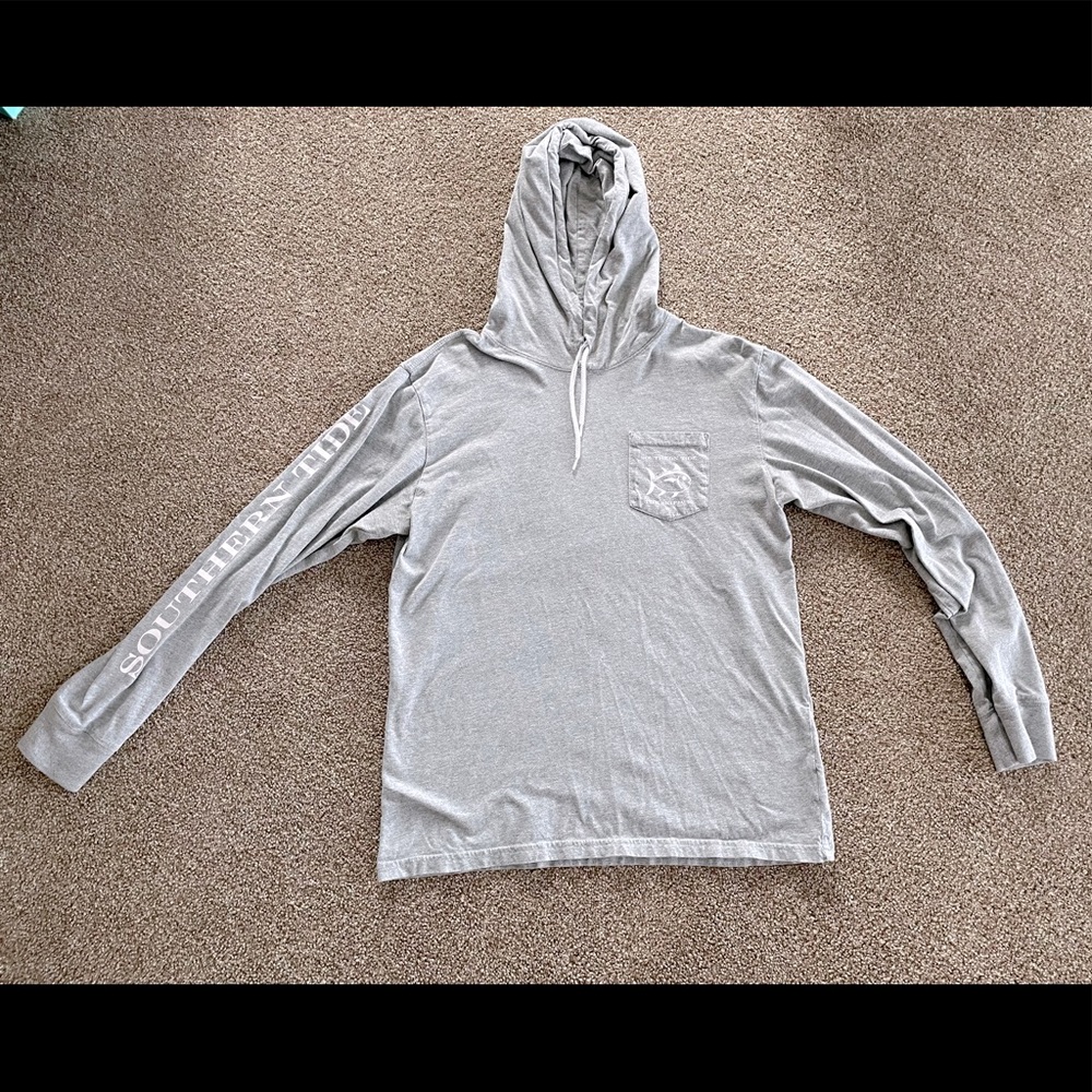 Southern Tide Long Sleeve Hoodie Shirt